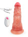 Телесный вибратор-реалистик с пультом ДУ - 25 см. Телесный вибратор-реалистик с пультом ДУ - 25 см.