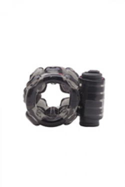 Пепельное эротическое кольцо с вибрацией Orgasmus III