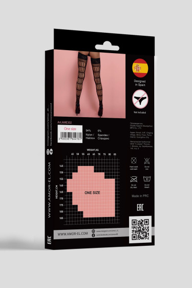 Пикантные чулочки в мелкую сетку с рисунком сзади Пикантные чулочки в мелкую сетку с рисунком сзади