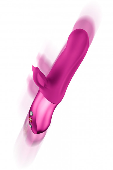 Лиловый вибратор-пульсатор Bi Stronic Fusion - 21,9 см. Лиловый вибратор-пульсатор Bi Stronic Fusion - 21,9 см.