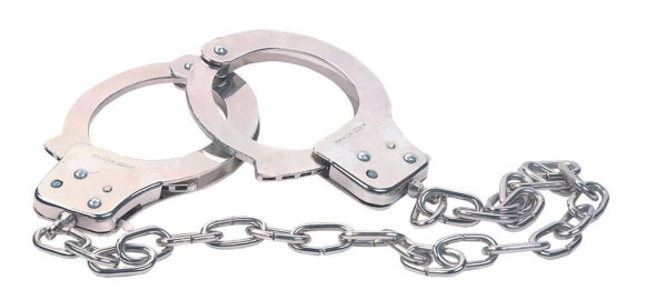 Наручники из металла с длинной цепочкой CHROME HANDCUFFS METAL HANDCUFFS W. KEY Наручники из металла с длинной цепочкой CHROME HANDCUFFS METAL HANDCUFFS W. KEY