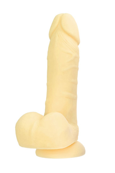 Желтый фаллоимитатор James - 20 см. Желтый фаллоимитатор James - 20 см.