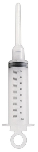 Шприц для спринцевания с двумя съемными насадками Шприц для спринцевания с двумя съемными насадками