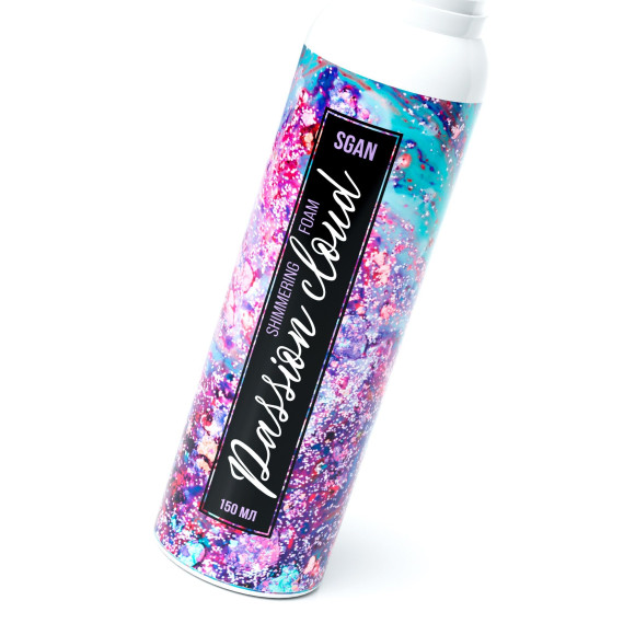 Шиммер для массажа с хрустящей пенкой Passion Cloud - 150 мл. Шиммер для массажа с хрустящей пенкой Passion Cloud - 150 мл.