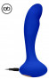 Синий вибростимулятор точки G Finesse - 17,5 см.