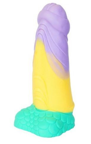 Яркий фаллоимитатор Хамелеон - 25,5 см. Яркий фаллоимитатор Хамелеон - 25,5 см.