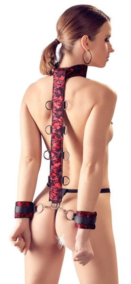 Ошейник с бондажным дополнением Steg & Handfessel-Set Ошейник с бондажным дополнением Steg & Handfessel-Set