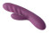 Сливовый вибратор-кролик Avery с возвратно-поступательными движениями - 18,6 см. Сливовый вибратор-кролик Avery с возвратно-поступательными движениями - 18,6 см.