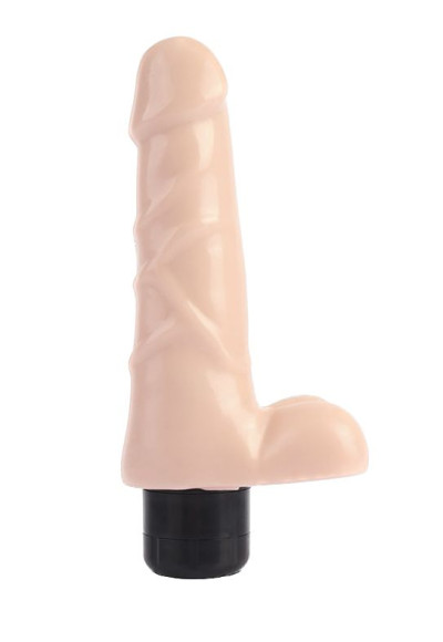 Телесный вибратор-реалистик Pleasure Vibrator - 19 см. Телесный вибратор-реалистик Pleasure Vibrator - 19 см.