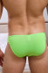 Салатовые мужские трусы-слипы с узким бочком Салатовые мужские трусы-слипы с узким бочком