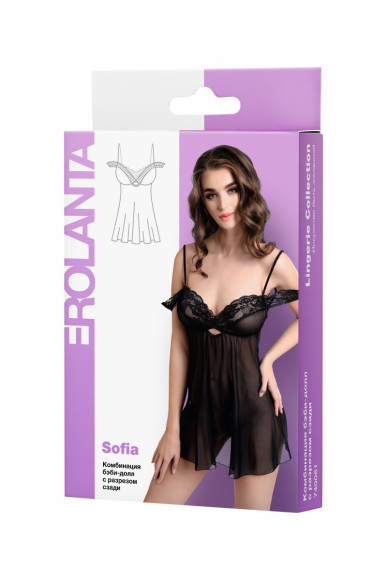 Сексуальный бэби-долл c разрезом сзади Sofia Сексуальный бэби-долл c разрезом сзади Sofia