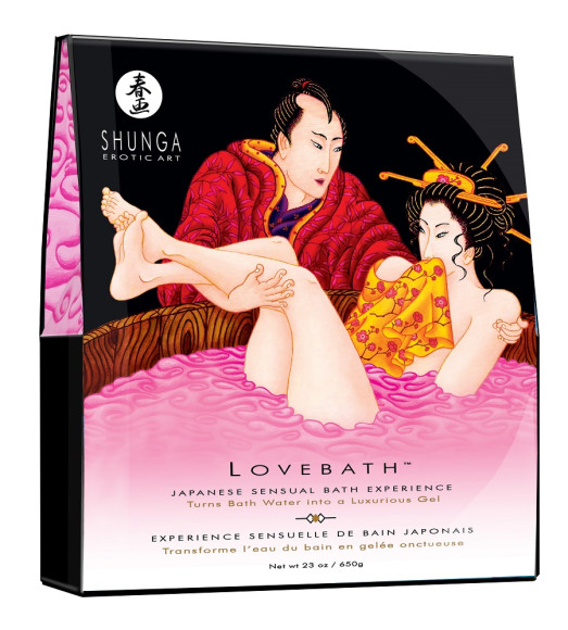 Соль для ванны Lovebath Dragon Fruit, превращающая воду в гель - 650 гр. Соль для ванны Lovebath Dragon Fruit, превращающая воду в гель - 650 гр.