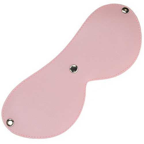 Розовая маска на глаза с плюшевой внутренней частью Розовая маска на глаза с плюшевой внутренней частью