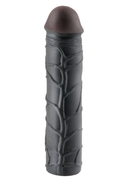 Чёрная удлиняющая насадка MEGA 3 EXTENSION - 22,8 см. Чёрная удлиняющая насадка MEGA 3 EXTENSION - 22,8 см.