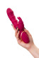 Бордовый вибратор-кролик с двигающимися кольцами Tenty - 23,5 см. Бордовый вибратор-кролик с двигающимися кольцами Tenty - 23,5 см.