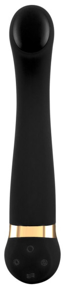 Черный вибромассажер с температурными режимами Hot n Cold - 21,6 см. Черный вибромассажер с температурными режимами Hot n Cold - 21,6 см.