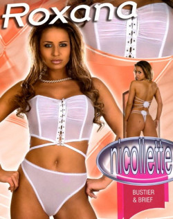 Комплект Nicollette: топ на шнуровке и трусики-стринг