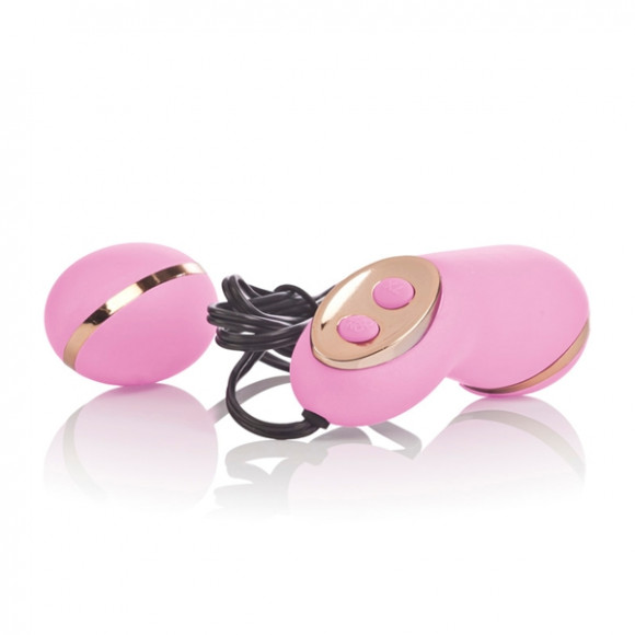 Розовое виброяичко с пультом ENTINCE ELLA 