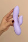 Сиреневый вибратор-кролик Hippo - 17 см.