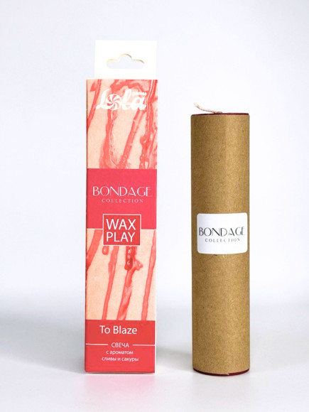 Низкотемпературная свеча для тактильной практики Wax Play To Blaze Низкотемпературная свеча для тактильной практики Wax Play To Blaze