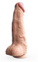 Гигантский фаллоимитатор на присоске - 41,5 см. Гигантский фаллоимитатор на присоске - 41,5 см.