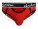Красные мужские трусы-брифы с вырезом