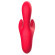 Красный вибратор-кролик с 4 моторами Shakira Красный вибратор-кролик с 4 моторами Shakira