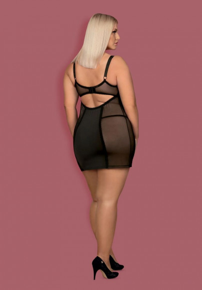 Облегающая сорочка Amallie с полупрозрачными вставками Облегающая сорочка Amallie с полупрозрачными вставками