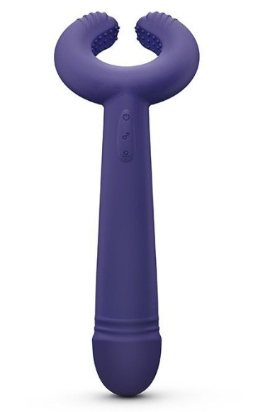 Темно-синий вибратор для пар Please Me Multi Vibrator Темно-синий вибратор для пар Please Me Multi Vibrator