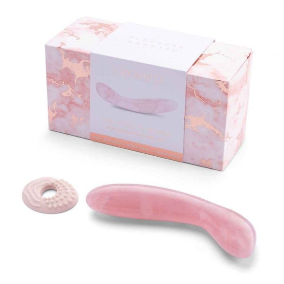 Массажер для G-точки Le Wand Crystal G-Wand из розового кварца Массажер для G-точки Le Wand Crystal G-Wand из розового кварца