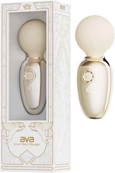 Бежевый мини-вибратор с функцией нагрева Ava Бежевый мини-вибратор с функцией нагрева Ava