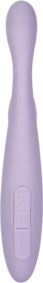 Сиреневый интерактивный вибростимулятор-кролик Cici+ 2 с функцией нагрева - 17,8 см. Сиреневый интерактивный вибростимулятор-кролик Cici+ 2 с функцией нагрева - 17,8 см.