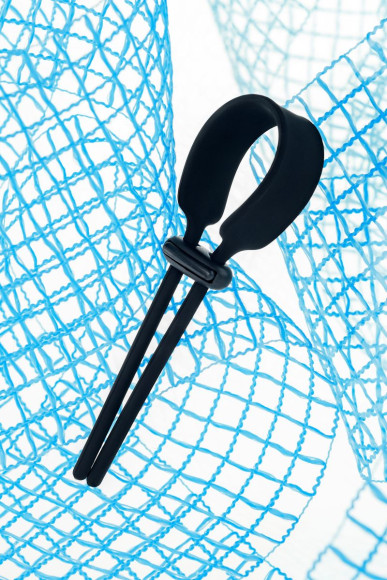 Черное эрекционное лассо на пенис Keb Черное эрекционное лассо на пенис Keb