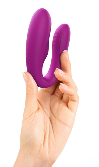 Лиловый вибратор для пар Match Up Couple Vibrator with Remote Control Лиловый вибратор для пар Match Up Couple Vibrator with Remote Control