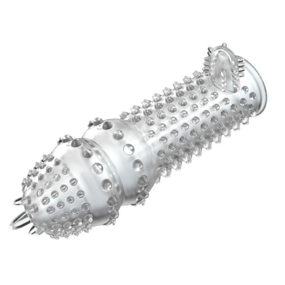 Закрытая прозрачная насадка Crystal sleeve - 12,8 см. Закрытая прозрачная насадка Crystal sleeve - 12,8 см.