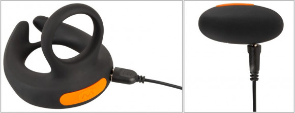 Черный вибростимулятор мошонки RC Scrotum Stimulator with Vibration Черный вибростимулятор мошонки RC Scrotum Stimulator with Vibration