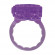 Фиолетовое эрекционное виброкольцо VIBRATING COCK RING ACE BUDDY