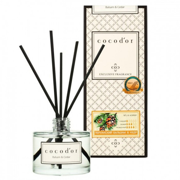 Арома-диффузор для помещений  Перуанский бальзам и кедр  - 200 мл.