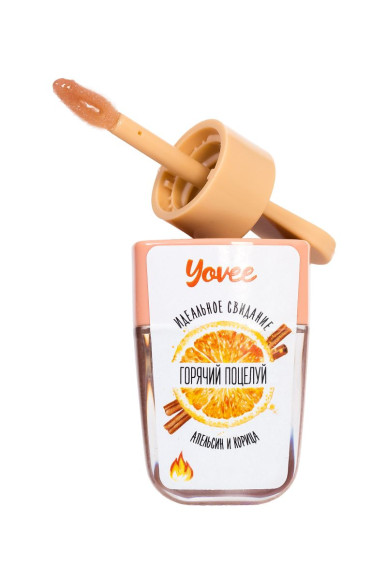 Бальзам для губ «Горячий поцелуй» с ароматом апельсина и корицы - 5,5 мл. Бальзам для губ «Горячий поцелуй» с ароматом апельсина и корицы - 5,5 мл.