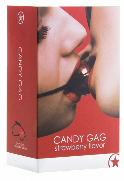 Красный съедобный кляп-шар Candy Gag Красный съедобный кляп-шар Candy Gag