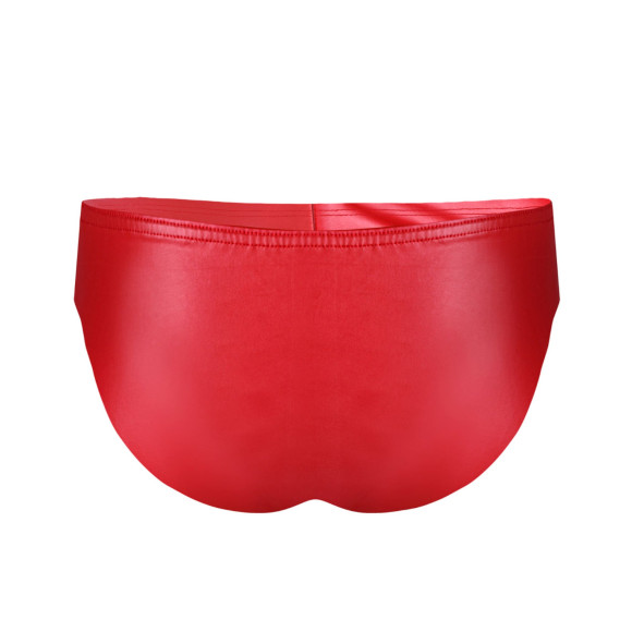 Красные эффектные мужские трусы-слипы Красные эффектные мужские трусы-слипы