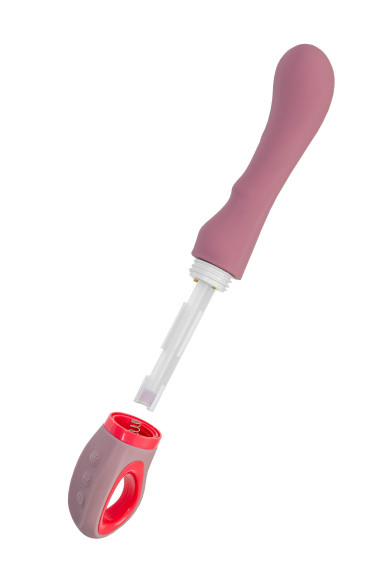 Розовый вибратор для G-стимуляции Rose - 19 см. Розовый вибратор для G-стимуляции Rose - 19 см.