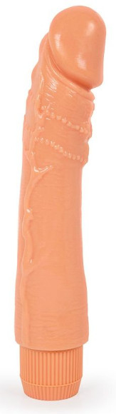 Телесный вибратор-реалистик без мошонки - 27,5 см. Телесный вибратор-реалистик без мошонки - 27,5 см.