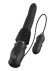 Черный автоматический вибромассажер с вибропулей Ultimate Silicone Thruster Черный автоматический вибромассажер с вибропулей Ultimate Silicone Thruster