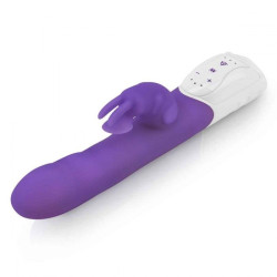 Фиолетовый вибромассажер с клиторальной стимуляцией Clitoral Suction Rabbit - 24,5 см. Фиолетовый вибромассажер с клиторальной стимуляцией Clitoral Suction Rabbit - 24,5 см.