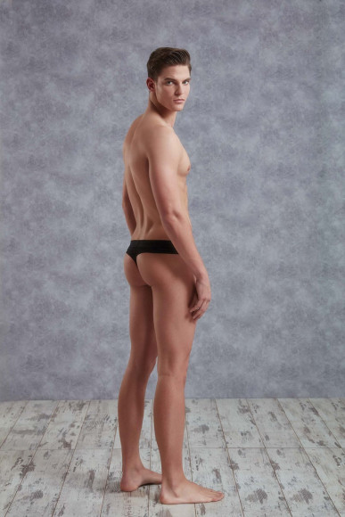 Мужские трусы-стринги с кружевом Doreanse Black Lace Мужские трусы-стринги с кружевом Doreanse Black Lace