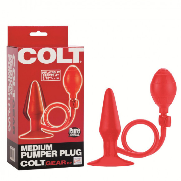Красная расширяющаяся пробка COLT MEDIUM PUMPER PLUG - 9,5 см. Красная расширяющаяся пробка COLT MEDIUM PUMPER PLUG - 9,5 см.