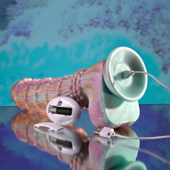 Фантазийный вибратор на присоске Fantasy - 27,6 см. Фантазийный вибратор на присоске Fantasy - 27,6 см.