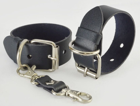 Наручники из натуральной кожи Новичок Наручники из натуральной кожи Новичок