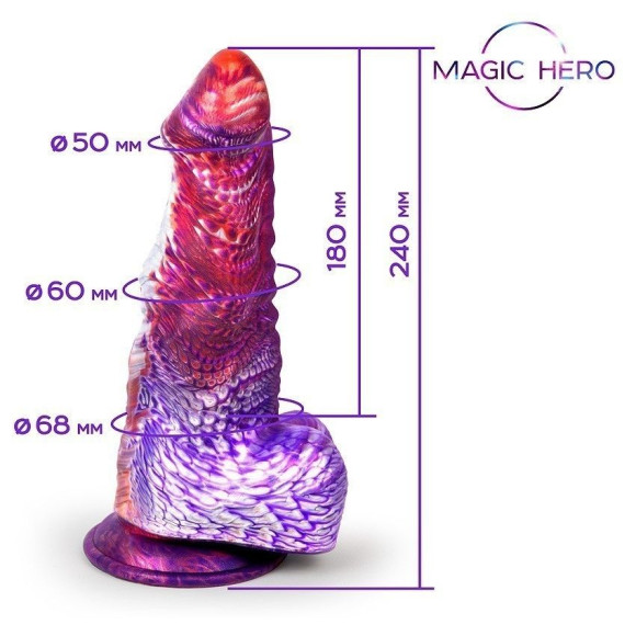 Фантазийный фаллоимитатор-гигант на присоске - 24 см. Фантазийный фаллоимитатор-гигант на присоске - 24 см.